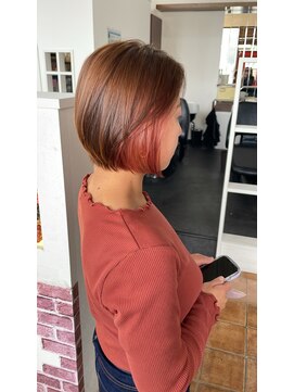 カットウェルズ粟殿店(Cut Well's smile&peace) インナーカラー　奈良　 cut wells 粟殿