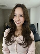 エトワ 中央店(etoi)&nbsp;大分ハッシュカット韓国ヘアレイヤーカットかきあげおもめロング