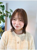 くびれボブ / レイヤーボブ / ヘーゼルベージュ