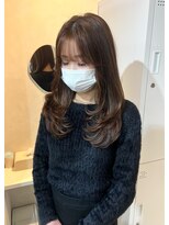 ラル(Lalu) フェミニンロング/大人ガーリー/レイヤーカット/段カット/韓国風