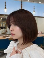 ロンドアベニール 北千住(Lond avenir)&nbsp;ボブ/顔周り/ベージュ/前髪/北千住