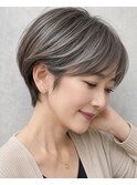 大人のグレイヘア脱白髪染め30代40代50代60代