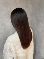 ピュアメンド 梅田(Pure Mend)&nbsp;根元黒髪グラデーション☆艶ロング