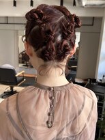 シンス 銀座(since)&nbsp;ヘアセット/ヘアアレンジ/編み下ろしアレンジ/タイトヘア