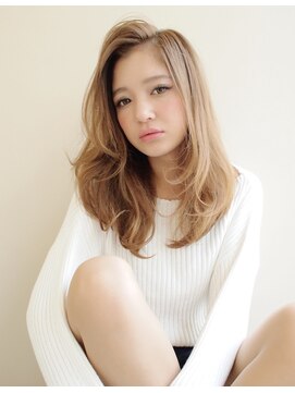 アフロート ギンザ(AFLOAT GINZA) かきあげ前髪＋重めロング