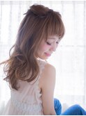 ☆月曜日営業☆ojiko.愛され女子のゆるふわハーフアップ
