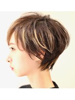 ヘア デザイン リスク(HAIR DESIGN RISK) 【RISK 高橋勇太】くせ毛を生かした束感ニュアンスショート