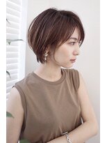 ミチオ ノザワ ヘアサロン ギンザ(Michio Nozawa HAIR SALON Ginza) 似合わせカット×耳かけくびれショート【瀧上丈司】