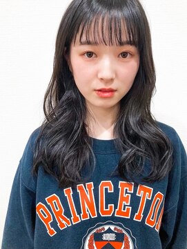 ローランド(Rowland) 透明感アッシュ！ぱっつん！ロング