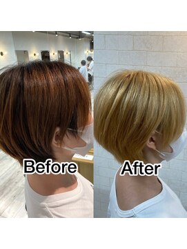 コワファーストナガサキシャンプーボーイ(COIFF1RST NAGASAKI SHAMPOO BOY) 抜きっぱなしブロンド