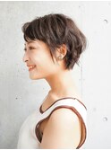 ショート×アイロン×ピンアレンジ
