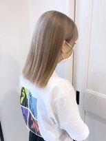 へアメイクワンプラス 四日市(HAIR MAKE ONEplus)&nbsp;10代20代人気/ミルクティーベージュ/ブリーチカラー