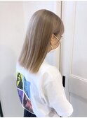 10代20代人気/ミルクティーベージュ/ブリーチカラー