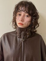 ノラギンザユー(NORA GINZA/U)&nbsp;ウルフパーマレイヤーパーマミディアムパーマニュアンスパーマ21