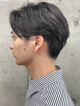 フイ 自由が丘(men's salon Hui) メンズ/アップバング/ツーブロックマッシュ/束感ショート/波巻き