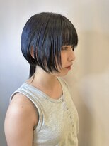 サラビューティーサイト 志免店(SARA Beauty Sight) 【KANATA】話題のデザイン☆くすみブルー×アンブレラカラー
