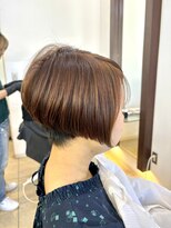 ヘアアーク(HAIR arc) 前下がり#ボブ#ショート#津田沼#京成津田沼#奏の杜#パープル