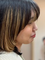 ノブヘアーデザイン 伊勢佐木町店(NOB hairdesign) グラデーションインナーブリーチカラー