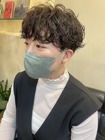 ラウンジ モリオ イケブクロ(Lounge MORIO Ikebukuro) 黒髪ショートウルフパーマ/ショートウルフパーマ◯