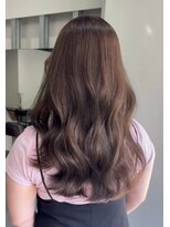 銀座 Cheri 透明感ココアベージュ×艶髪ロング