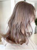 ミルクティーベージュダブルカラーインナーカラーケアブリーチ
