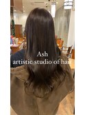 美髪アッシュブラウン
