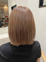 ラビス クローバー(Lovis clover)&nbsp;切りっぱなしボブ/エアリーロング/ピンクブラウン/美髪のススメ