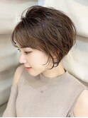 【monaco】30代面長さんにオススメな大人ショート/広尾