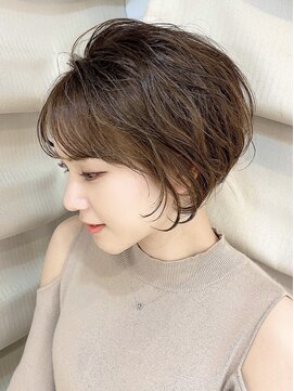 モナコ 広尾 恵比寿(monaco) 【monaco】30代面長さんにオススメな大人ショート/広尾