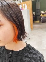 チェレ オレ 新金岡店(Chere ore)&nbsp;イヤリングカラー×オレンジ