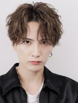 オーシャントーキョー 原宿(OCEAN TOKYO)&nbsp;メンズ波巻きスパイラルパーマセンターパートウルフツーブロック