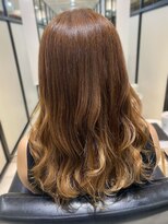ルッソリベラ 池袋(Lusso libera)&nbsp;ブラウンベージュ　ツヤ髪　韓国風巻き◎30代40代50代