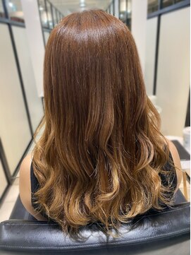 ルッソリベラ 池袋(Lusso libera) ブラウンベージュ　ツヤ髪　韓国風巻き◎30代40代50代