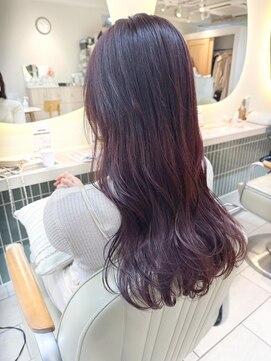 テトラ バイ ネオリーブ 横浜西口店(tetra by neolive) 濃いめピンクブラウンカラー＊*【横浜/横浜駅】