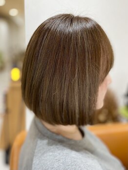 エデンヘアー(EDEN HAIR)の写真/【黒崎駅】初めてのグレイカラーなら《 EDEN HAIR 》で決まり◇ダメージレス×ツヤ感◎のうるツヤ美髪へ♪