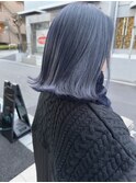ブルーブラックダークブルーシアーブラックブルージュカラー