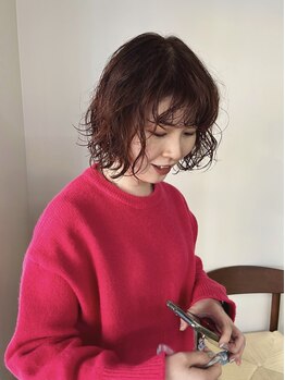 ウッド(uood)の写真/【21時まで営業】お仕事帰りにも通いやすい♪完全マンツーマン施術で、再現性の高いヘアスタイルをご提案！