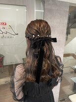 ハイル(KHAIR)&nbsp;同窓会ヘアアレンジ♪/梅田美容室/金城二千夏