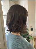 くせ毛風ゆるふわパーマ/ウェービーボブ/ウェーブボブ世田谷