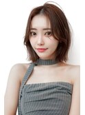 韓国レイヤー顔周りカット透明感カラー髪質改善艶髪シースルー