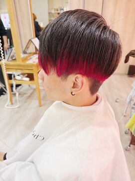 エン(eNN) 刈り上げショート・エンドカラー・メンズ縮毛矯正