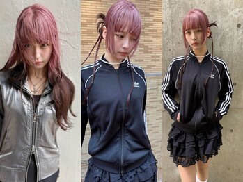 shipi.by braceブリーチ/ケアブリーチ/ブリーチカラー/ハイブリーチ/ブリーチデザイン