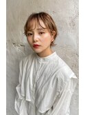 20代30代40代前下がり耳掛けショートボブ丸みショート◎