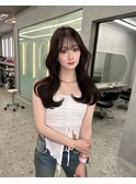 【福岡美容室/小山田】韓国レイヤー/前髪顔周りカット