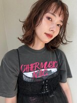 ノラギンザユー(NORA GINZA/U) ミディアムレイヤーパーマウルフパーマボブウルフレイヤーパーマ