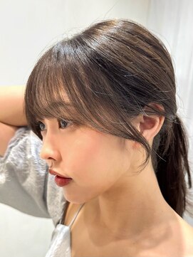 ビューブルー 亀戸錦糸町(VIEW BLUE) 美髪カールピンクブラウン韓国レイヤーロングセミディ顔周り前髪