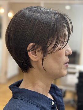 フルブルーム 東林間(fullbloom) くびれショートくすみベージュケアカラー