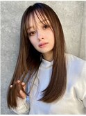 髪質改善で作る美髪ストレート　新宿/縮毛矯正/前髪カットULTOWA