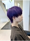 ラベンダー/メンズカット/マッシュ/デザインカラー/表参道/原宿