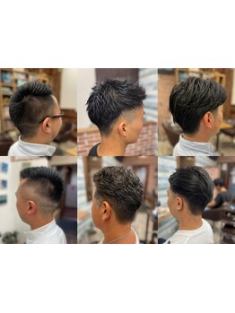 メンズメニューが豊富◎ビジネスやプライベート等、ON/OFFかっこよくキマるスタイルをご提案！